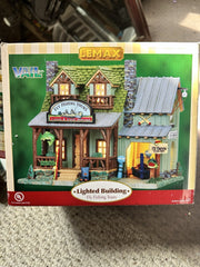 Lemax Christmas Village Fly Fishing Tours 2010 Vail Retired Light Up 05033 LEMAX - KOEEK