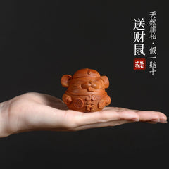 Rat Zodiac Rat Desktop Tea Pet Decorative Small Settee Piece Handicraft 07FC0E-D4 - KOEEK