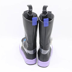 Anime Unisex Arknights Mizuki Cosplay PU Shoes Halloween Party Cos Long Boots 07FC0E-D4 - KOEEK