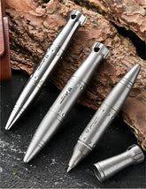 Titanium Ballpoint Pen EDC Portable Keychain Pocket Signature Writing Pen Gift 07FC0E-D4 - KOEEK