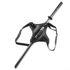 Medieval Retro Mutant Deadpool Cosplay Strap Sword Back Holder Black Bag Holster 07FC0E-D4 - KOEEK