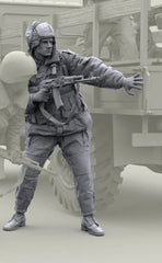 1/16 Resin Figure Model Kit Russian Internal Troops Unassembled Unpainted 07FC0E-D4 - KOEEK