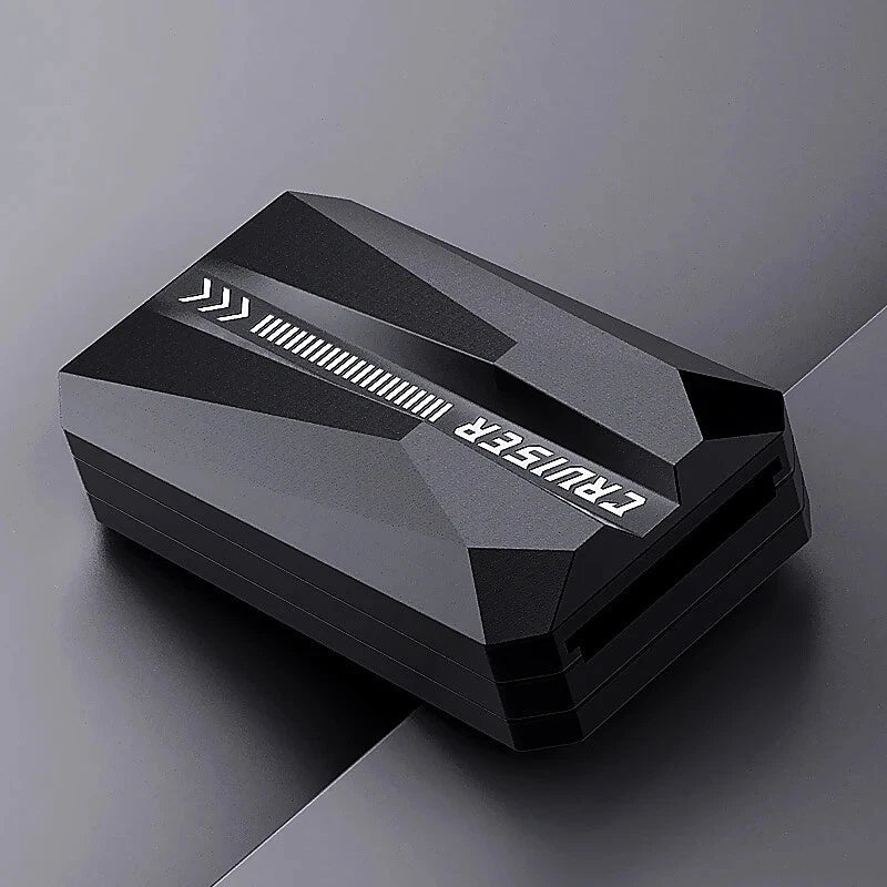 Mechanical Card-pushing Slider Stainless Steel Fidget Spinner Men EDC Toys Gift 07FC0E-D4 - KOEEK