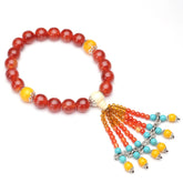 Agate Bead Car Charm Gear Shift Pendant Rearview Mirror Hanging Decor 07FC0E-D4 - KOEEK