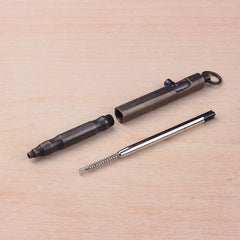 Solid Brass Bolt Action Pen Pocket EDC Signature Ballpoint collectible Gel Pen 07FC0E-D4 - KOEEK