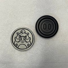 Pig Nose Fidget Haptic Coins Metal Fidget Clicker EDC Adult Fidget Toys 07FC0E-D4 - KOEEK