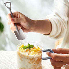 Pure Titanium Shovel Shape Spoon Lightweight Dessert Coffee Spoon Portable EDC 07FC0E-D4 - KOEEK