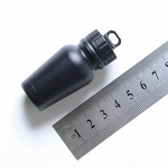 CNC Aluminium Alloy Outdoor Survival Waterproof Box Travel EDC Keychain Tank 07FC0E-D4 - KOEEK