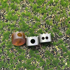 EDC Titanium Ultem PEI Knife Lanyard Bead Keychain Paracord Pendant Bracelet DIY 07FC0E-D4 - KOEEK