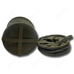 US Military Canvas Water Bucket Portable Folding Water Storage Vessel Green 18L 07FC0E-D4 - KOEEK