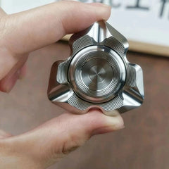EDC Minimalist Fidget Spinner Stainless Steel Metal Fingertip Rotating Toy Gift 07FC0E-D4 - KOEEK
