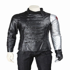 Cosplay Captain America Winter Soldier Bucky Costumes Full Set Armor Halloween 07FC0E-D4 - KOEEK