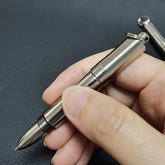 Tiremet Titanium Ti Mini Key Chain Practical Ball Pen Office Signature Pen EDC TIREMET - KOEEK
