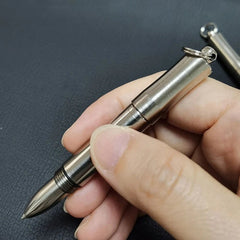Tiremet Titanium Ti Mini Key Chain Practical Ball Pen Office Signature Pen EDC TIREMET - KOEEK