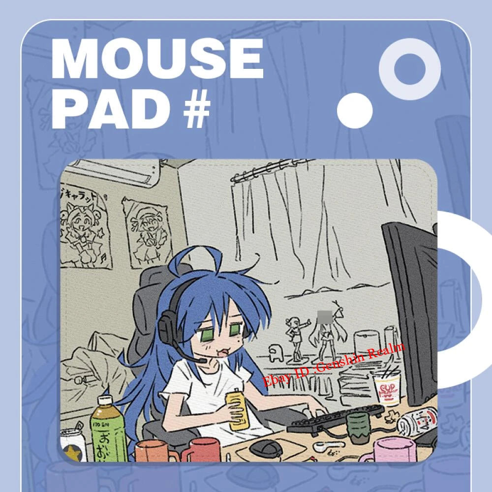 Anime Lucky☆Star Izumi Konata Character Series Thickened Non-slip Mouse Pad 07FC0E-D4 - KOEEK
