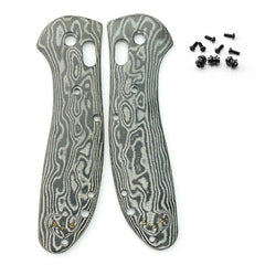 1Pair Custom Micarta Material Handle Scales Patch for Benchmade Griptilian551EDC 07FC0E-D4 - KOEEK