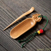 Chaze Tea Needle Set Traditional Kung Fu Tea Accessories Handmade Bamboo Carving 07FC0E-D4 - KOEEK
