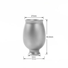 23ML Pure Titanium Water Glass Drinking Tumbler Cup Mug Good Health Benefits 07FC0E-D4 - KOEEK