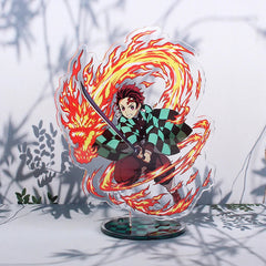 Anime Demon Slayer Kamado Tanjirou Stand Establish Plates Figure Acrylic Gift 07FC0E-D4 - KOEEK