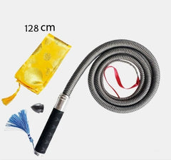 50" Long Solid Stainless Steel Whip Chain Fitness Sports Hand Toy 07FC0E-D4 - KOEEK