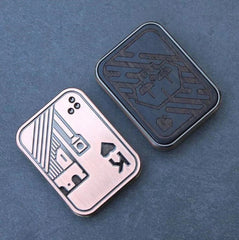 Wood Click Clicker Poker Slider Push Card Hand Fidget Decompression EDC Toys 07FC0E-D4 - KOEEK