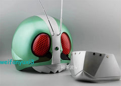 Customize Kamen Rider Resin Light Helmet 1:1 Wearable LED Masked Rider Helmet 07FC0E-D4 - KOEEK