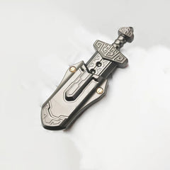 EDC Swords Mechanical Push Slider Metal Toys Decompression Fidget Toys Gift 07FC0E-D4 - KOEEK