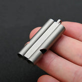 Titanium Keychain Whistle Lanyard Pocket Outdoor Life-saving Camping Tool EDC 07FC0E-D4 - KOEEK