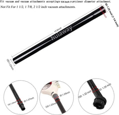 6 Pcs 1.25inch Universal Vacuum Extension Wand Vacuum Attachments 1 1/4 inch 07FC0E-D4 - KOEEK