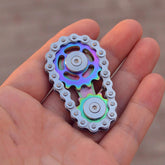 Sprockets Chains Fingertips Spinning Decompression Top Gearwheel Gyro EDC Toys 07FC0E-D4 - KOEEK