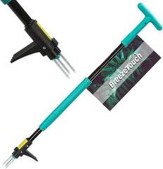 39" Weed Pulling Tool, 3-Claw Detachable Weed Puller Tool with Long Handle 07FC0E-D4 - KOEEK