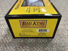 + MTH O RailKing Christmas White Flat Car LED Lights Santa Sleigh & Reindeer MTH - KOEEK