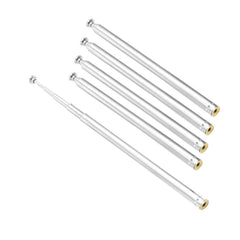 5 Sections Telescopic Antenna AM FM Radio Telescoping Antenna for Home Theater 07FC0E-D4 - KOEEK
