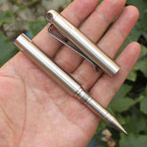 Stainless Steel Ball pen Portable Writing Signature Pen Outdoor EDC Multi-Tools 07FC0E-D4 - KOEEK
