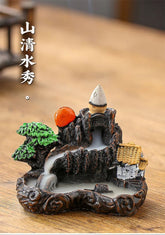 Backflow Incense Burner Home Decor Creative Tea Pet Tea Art Indoor Decor 07FC0E-D4 - KOEEK