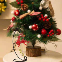Christmas decoration display rack, 10-piece black wrought iron hanging bracket 07FC0E-D4 - KOEEK
