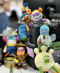 Authentic GONG Bikini Bottom Buddies Series 2 Blind Box Plush Keychain Figures 07FC0E-D4 - KOEEK