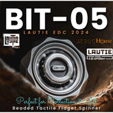 Lautie Bit 05 Beaded Tactile Fidget Gyro Spinner EDC Fidget Toy for Collection 07FC0E-D4 - KOEEK