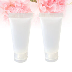 10pcs 50ml Squeeze Bottles Refillable Travel Containers for Shampoo Body Wash 07FC0E-D4 - KOEEK