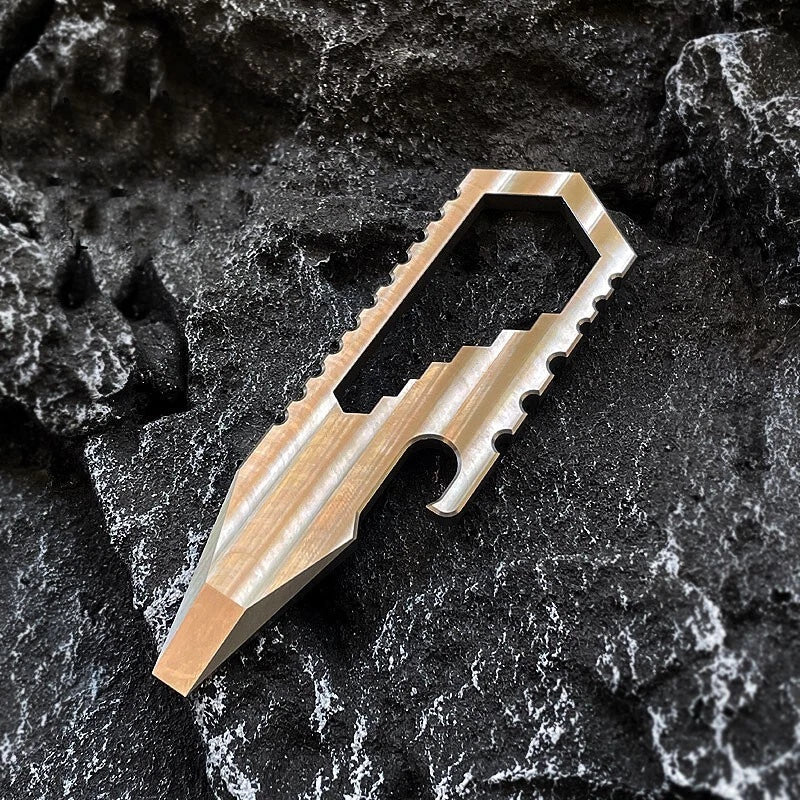 TITANER TC4 Titanium Alloy Portable Multi Tools Card Crowbar Pry Bar Outdoor EDC TITANER - KOEEK