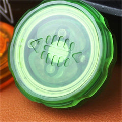 Personalized Fishbone Pattern Fidget Coin PMMA Mechanical Magnetic Fidget toy 07FC0E-D4 - KOEEK