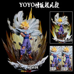 Anime Collectible Z Son Gohan Cape Ver. vs Cell Statue PVC Figure Light up 41CM 07FC0E-D4 - KOEEK
