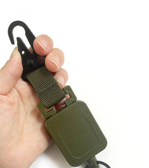 2PCS Outdoor Telescopic Keychain Ring Buckle Anti-theft Backpack Carabiner EDC 07FC0E-D4 - KOEEK