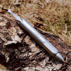 Titanium Alloy Pocket Siphon Pen Ball Pen Business Signature Gel Pen EDC Tools 07FC0E-D4 - KOEEK