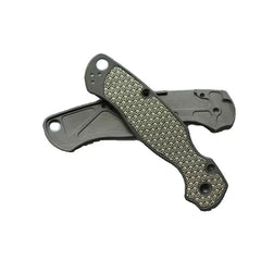 Titanium Alloy Embedded With White Copper Handle Scales for Spyderco C81 Para 2 07FC0E-D4 - KOEEK