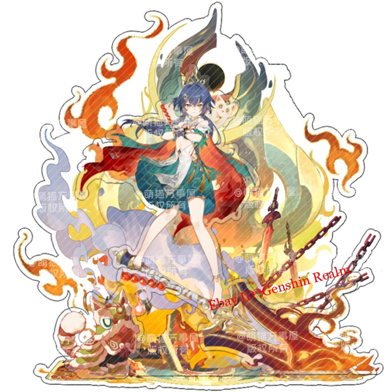 Anime Honkai: Star Rail Yunli Deluxe Acrylic Desktop Stand Figure Collection 07FC0E-D4 - KOEEK