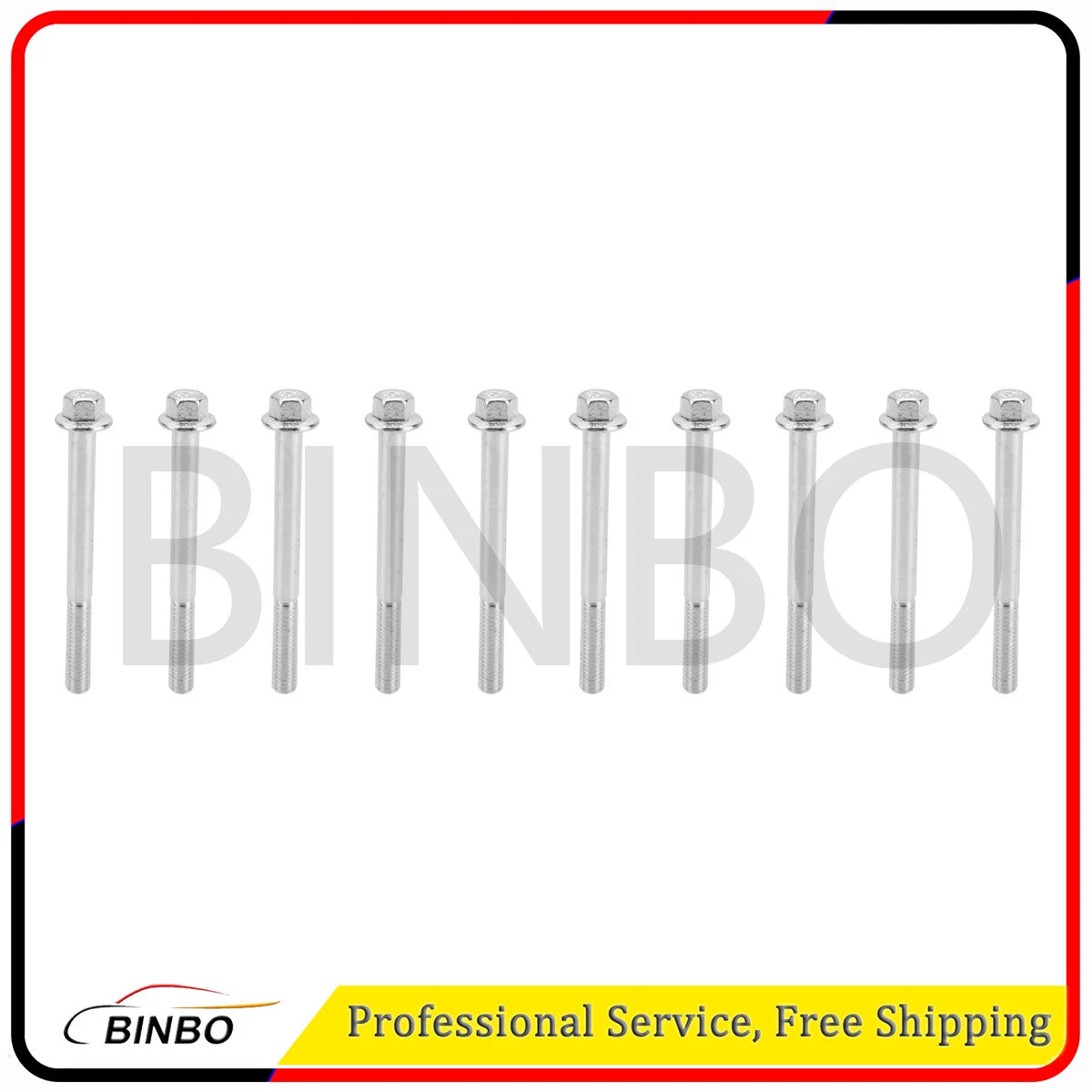 10X FOR LAND ROVER VACUUM PUMP BOLT M6 X 65MM LR4 RANGE SPORT DISCOVERY LR060479 07FC0E-D4 - KOEEK