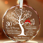 30th wedding anniversary decorations, suitable for husbands, wives, and parents 07FC0E-D4 - KOEEK