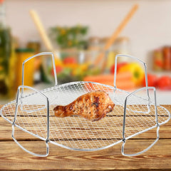 Stainless Steel Grill Vegetable Air Fryer Cooking Racks Accessories 07FC0E-D4 - KOEEK