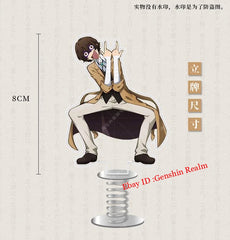 Anime Bungo Stray Dogs Dazai Osamu Acrylic Shake Shack Desktop Stand Fun Decor 07FC0E-D4 - KOEEK